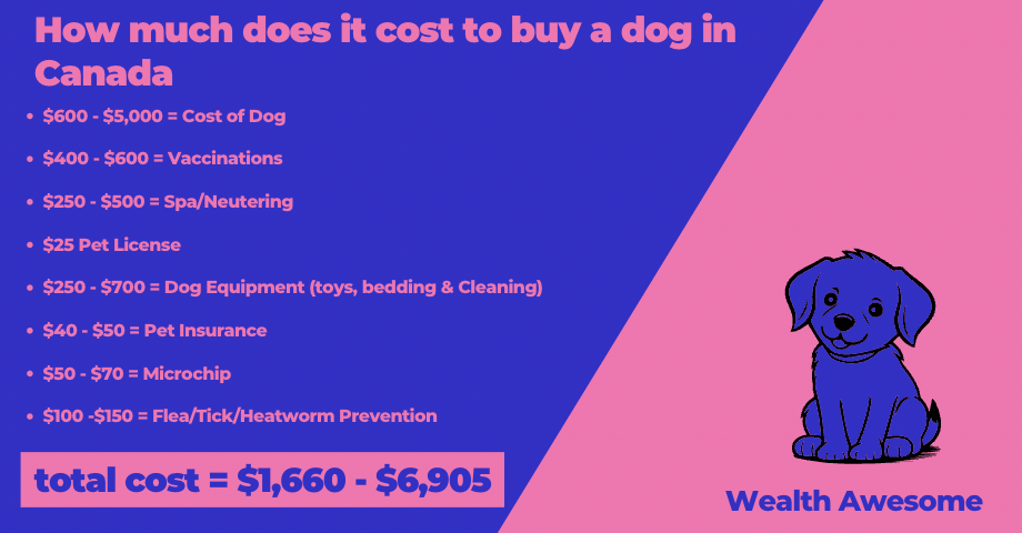 Cost to Own a Dog in Canada 2026: What Will 1 Year Cost?
