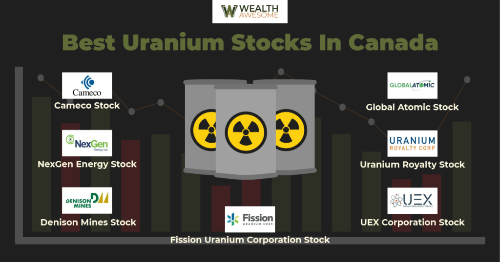 Best Uranium Stocks In Canada infographic