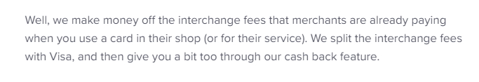 How Does KOHO Make Money - Intercharge fee