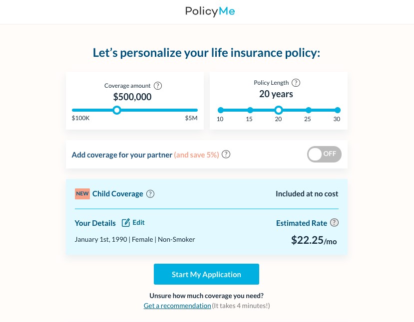 policyme personalized insurance