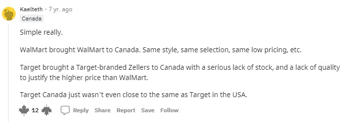 Target customer review