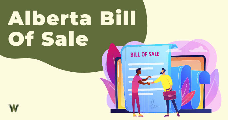Alberta Bill Of Sale