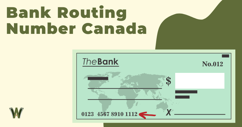 Bank Routing Number Canada