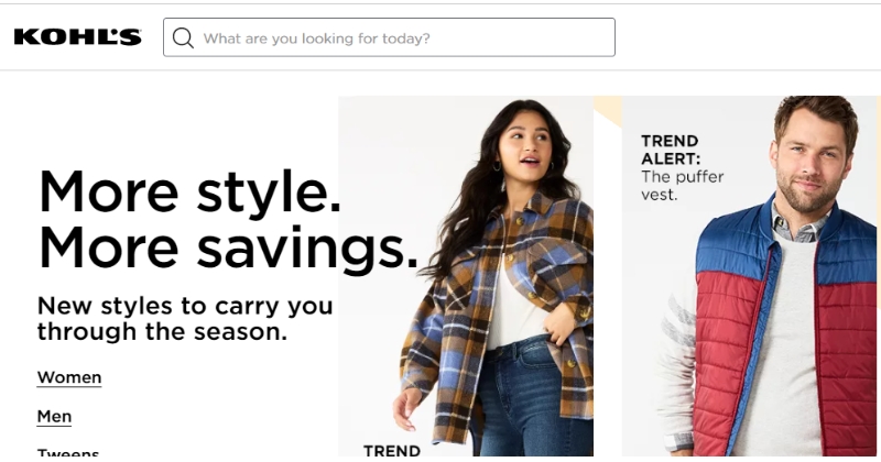 Shop Online With Kohl’s