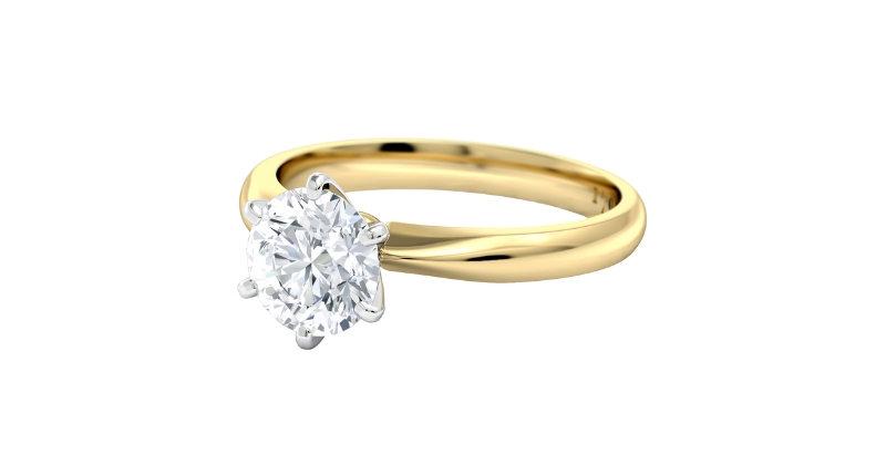 2. Solitaire Ring