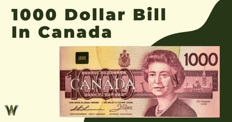 $1000 dollar bill in Canada
