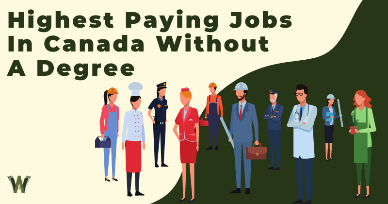 Highest Paying Jobs In Canada Without A Degree